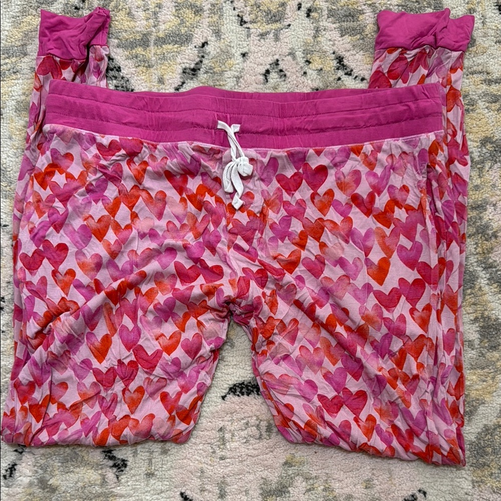 Little sleepies heart joggers